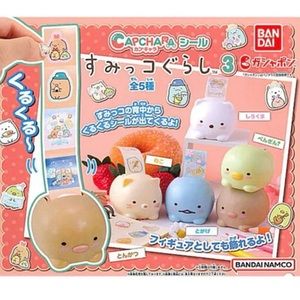 Sumikkogurashi Shirokuma Capchara Sticker Dispenser NEW
